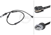 Warning Contact, brake pad wear