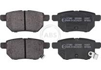 Sats med 4 st. bromsbelägg, bak