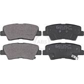 Sats med 4 st. bromsbelägg, bak A.B.S. - 37914
