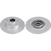 2 Disques De Frein Arrière 260 Mm BESTPRICE Avec Roulement Et ABS - Compatible Renault Megane IV Grandtour & Hatchback