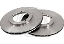 Jeu de 2 disques de frein