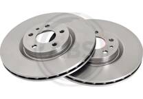Jeu de 2 disques de frein