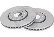 Jeu de 2 disques de frein