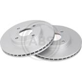 Jeu de 2 disques de frein A.B.S. - 17007