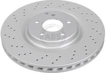 Disque De Frein Febi Bilstein 37516 - Compatible Mercedes CLK, Classe C, SLK (diamètre 345mm, 5 Trous)