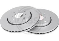 Jeu de 2 disques de frein