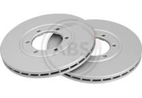 Jeu de 2 disques de frein