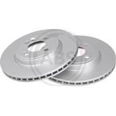 Jeu de 2 disques de frein A.B.S. - 17865