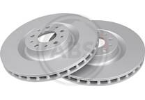Jeu de 2 disques de frein
