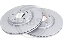 Jeu de 2 disques de frein