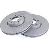 Jeu de 2 disques de frein A.B.S. - 18576