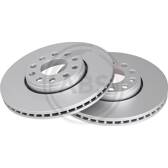 Brake disc set (2) A.B.S. - 17527
