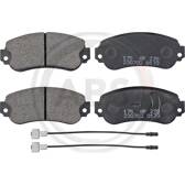 Front brake pad set (4 pcs) A.B.S. - 36448