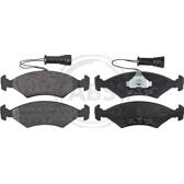 Front brake pad set (4 pcs) A.B.S. - 36459