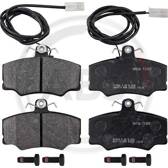 Front brake pad set (4 pcs) A.B.S. - 36706
