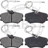 Front brake pad set (4 pcs) A.B.S. - 36879