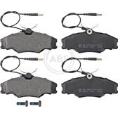 Front brake pad set (4 pcs) A.B.S. - 36976