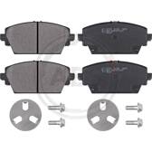 Front brake pad set (4 pcs) A.B.S. - 37205