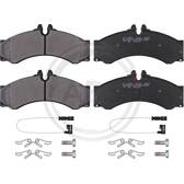 Front brake pad set (4 pcs) A.B.S. - 37687