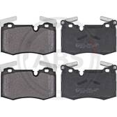 Front brake pad set (4 pcs) A.B.S. - 37779