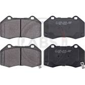 Front brake pad set (4 pcs) A.B.S. - 37988