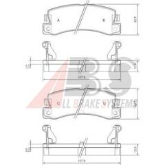 Posteriore LEXUS RX 400h 350 AWD PASTIGLIE Dei Freni Set Anteriore DISCHI FRENO A.B.S