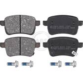 Rear brake pad set (4 pcs) A.B.S. - 35079