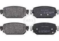 Rear brake pad set (4 pcs)