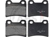 Rear brake pad set (4 pcs)
