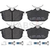 Rear brake pad set (4 pcs) A.B.S. - 36950