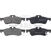 Rear brake pad set (4 pcs) A.B.S. - 37579