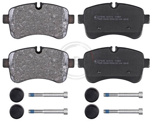 Rear brake pad set (4 pcs)