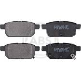 Rear brake pad set (4 pcs) A.B.S. - 37886
