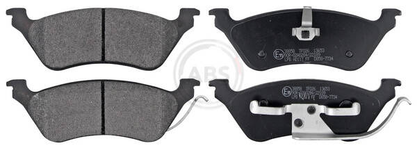 Rear brake pad set (4 pcs)