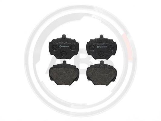 Rear brake pad set