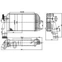 Intercooler (air exchanger) (LORO) ABAKUS - 009-018-0001