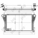 Intercooler (air exchanger) (LORO) ABAKUS - 053-018-0014