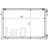 Condenseur de climatisation (LORO) ABAKUS - 037-016-0034