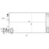 Condenseur de climatisation (LORO) ABAKUS - 042-016-0034