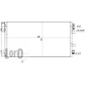 Condenseur de climatisation (LORO) ABAKUS - 042-016-0039