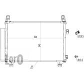 Condenseur de climatisation (LORO) ABAKUS - 051-016-0033