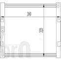 Condensor, airconditioning ABAKUS - 018-016-0003