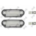 Jeu de 2 feux éclaireurs de plaque (LORO) ABAKUS - 048-03-905LED