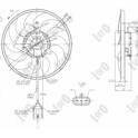 Fan (engine cooling) (LORO) ABAKUS - 037-014-0029