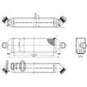 Intercooler, inlaatluchtkoeler ABAKUS - 017-018-0003