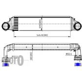 Intercooler (échangeur d'air) (LORO) ABAKUS - 004-018-0001