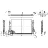 Intercooler (échangeur d'air) (LORO) ABAKUS - 053-018-0003