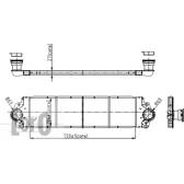 Intercooler (échangeur d'air) (LORO) ABAKUS - 053-018-0007