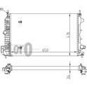 Radiator (LORO) ABAKUS - 016-017-0065