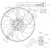 Ventilateur (refroidissement moteur) (LORO) ABAKUS - 053-014-0001
